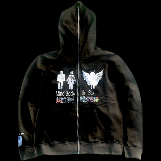 (preorder) mind body soul hoodie 𖠌